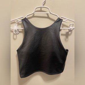 Athleta Conscious Crop Top Black NWT Size Small